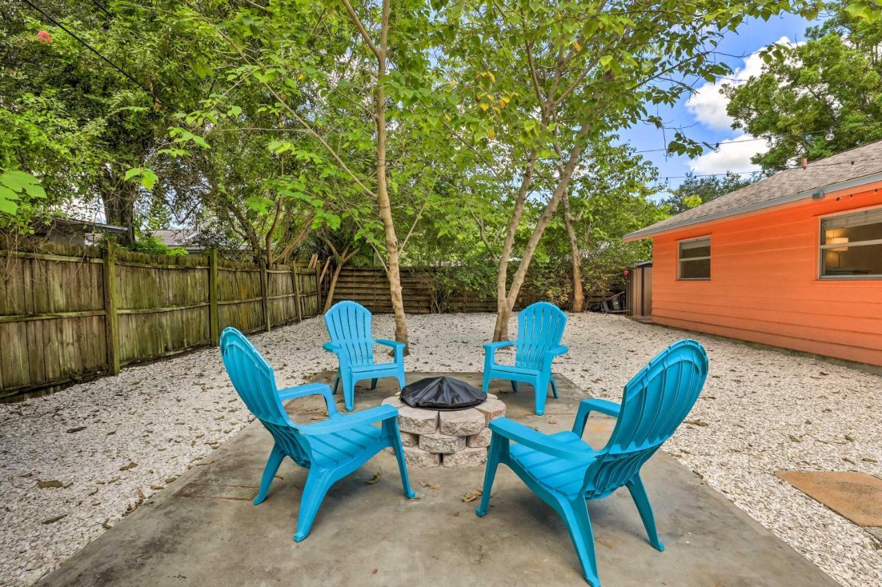 Boho-Chic Sarasota Hideaway Yard And Fire Pit! Vila Exterior foto